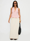 Saddler Halter Top Pink