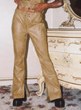 Roddie Lace Up Pants Brown