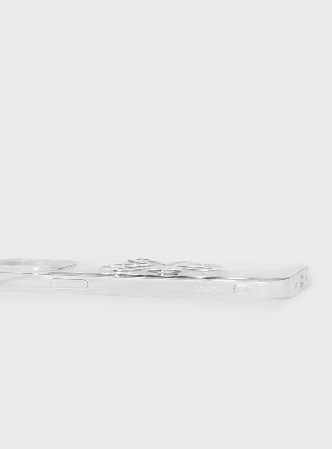 Blink Twice iPhone Case Clear Silver