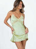 Treasure Mini Dress Sage
