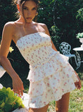 Sunkiss Frill Mini Dress Floral