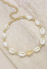 Ettika Cowrie Shell Choker Necklace