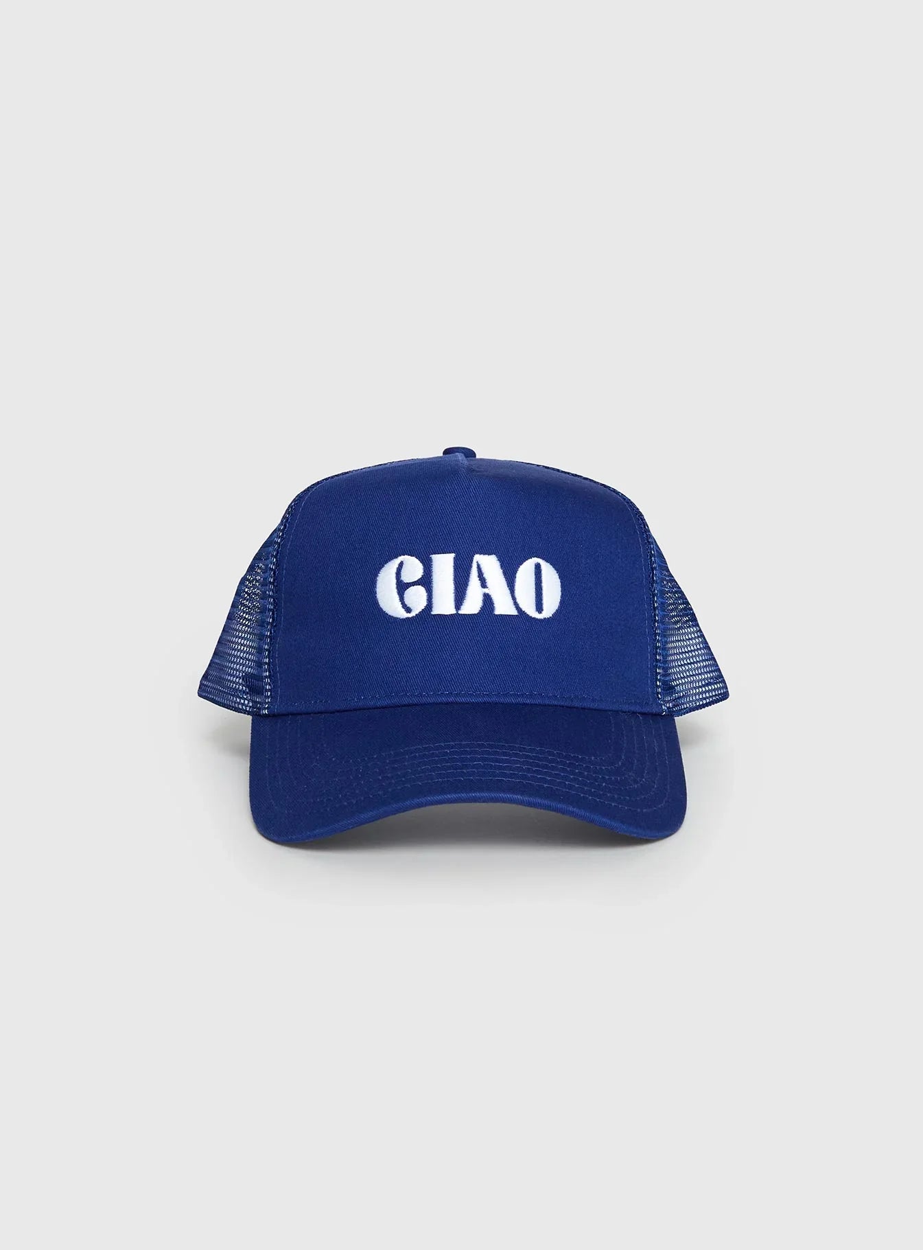 Ciao Trucker Hat Blue White