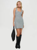 Macaroni Mini Dress Grey