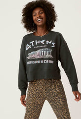 Daydreamer Athens Shrunken Crew Sweatshirt