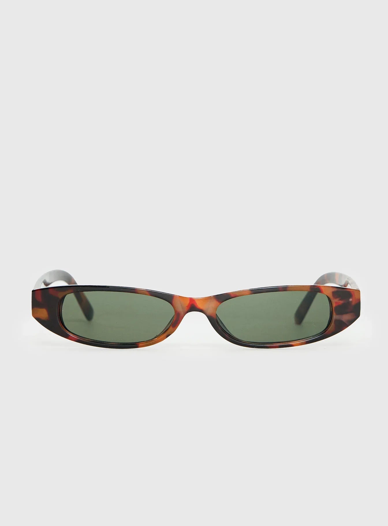 Bowery Slim Sunglasses Tort Green