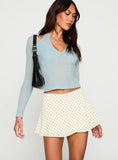 Sonsie Mini Skirt Cream