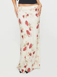 Jodie Maxi Skirt Cream Floral