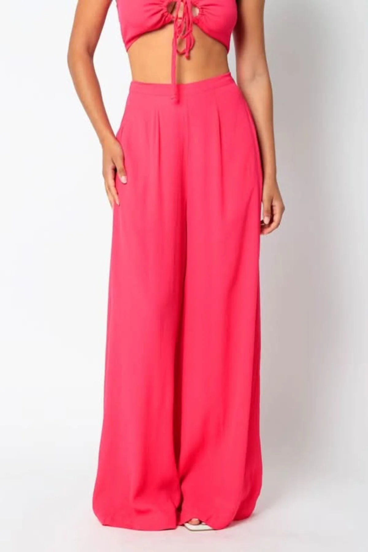 Fira Fuchsia Two Piece Jumpsuit