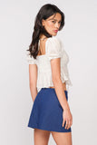 Heidi White Puff Sleeve Top
