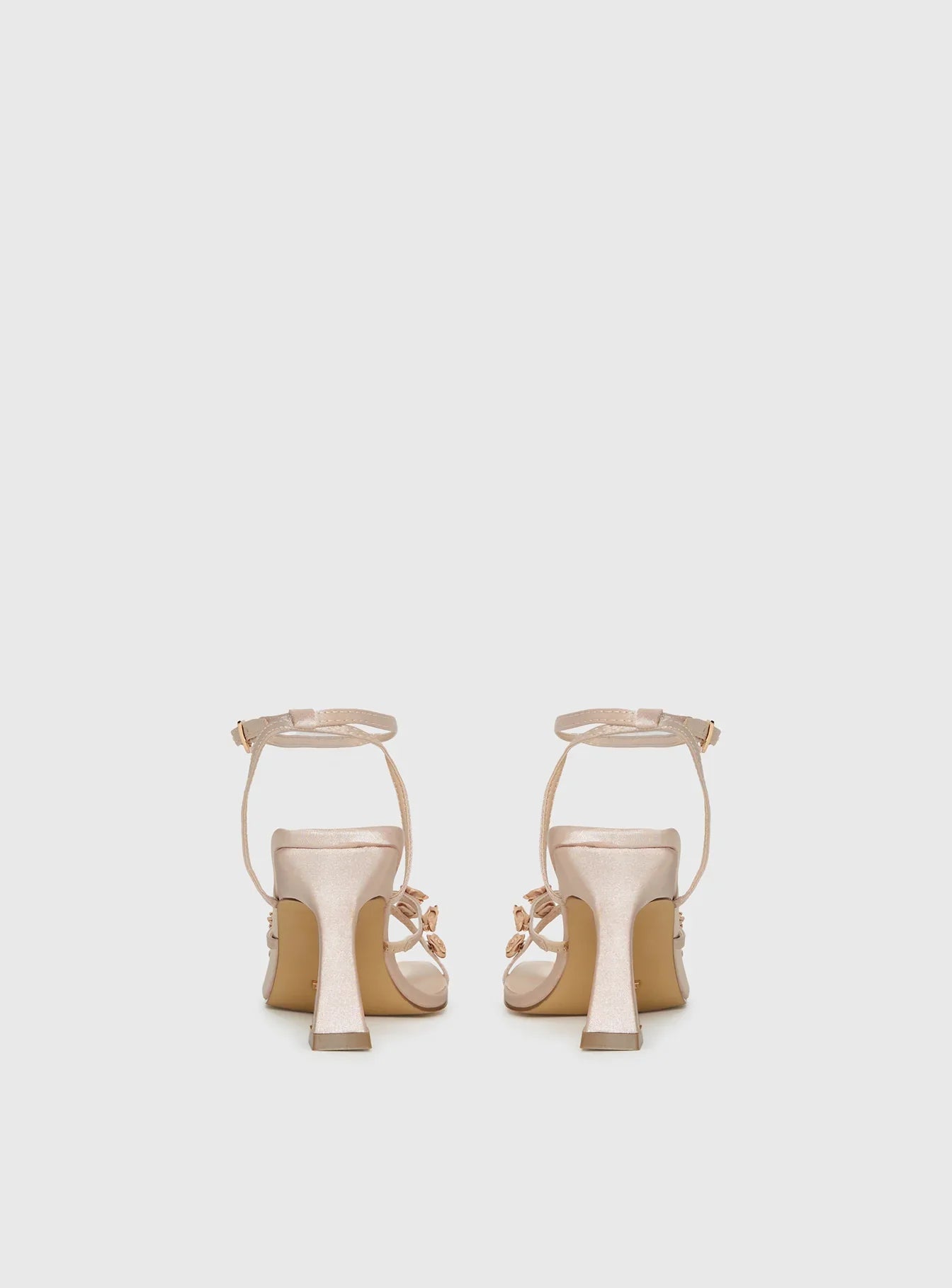 Billini Brynlee Heels Champagne Satin
