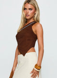 Frankle Top Chocolate Blue