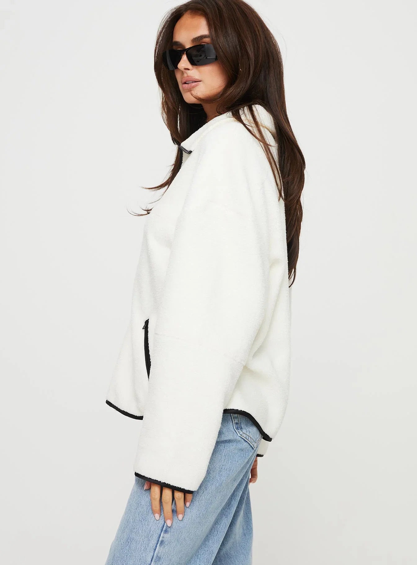 Samuel Polar Fleece Sweater Cream