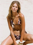 Sunburner Hardware Triangle Bikini Top Vintage Geo