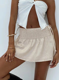 Arroyo Mini Skirt Beige