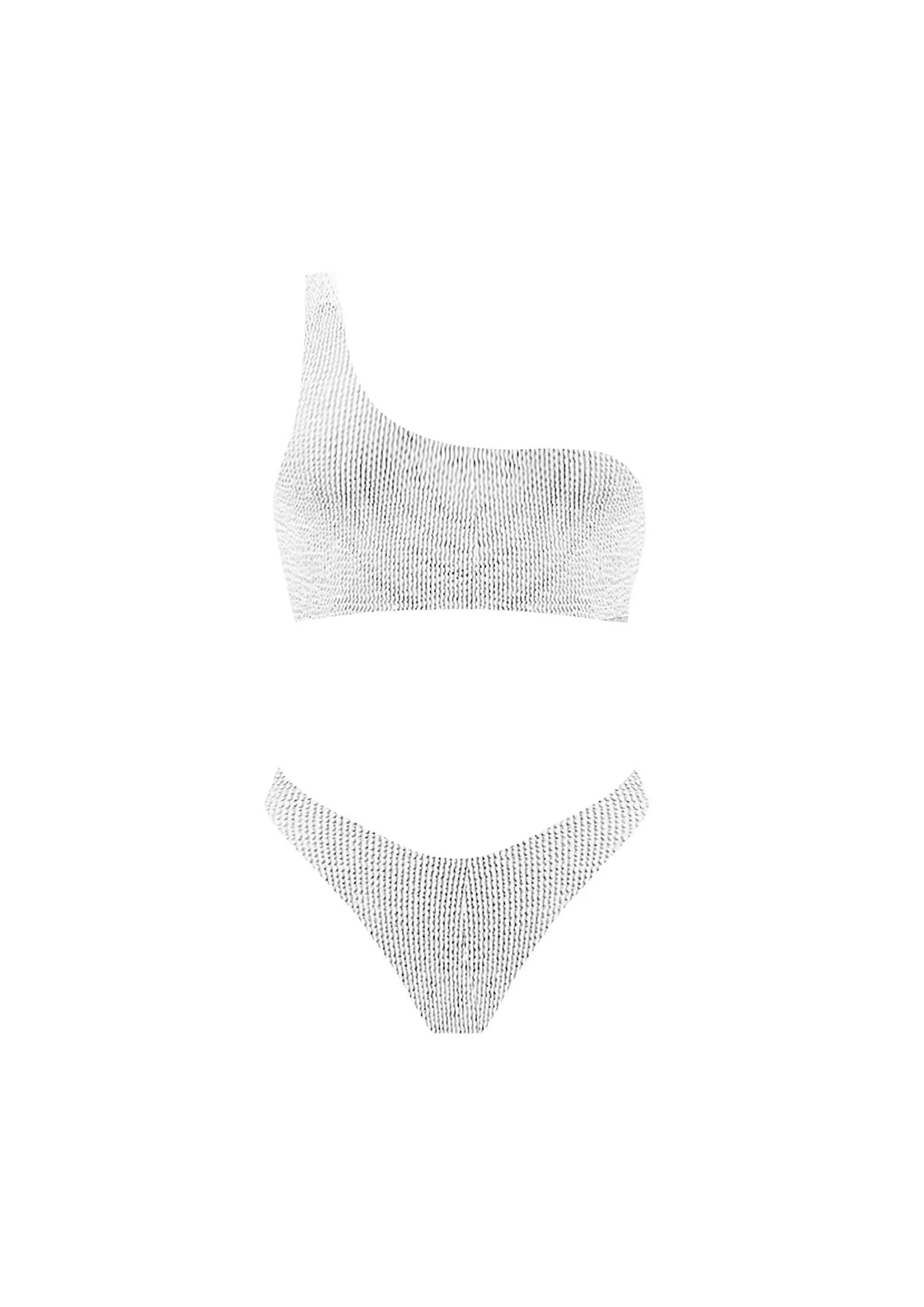 Rio White One Shoulder Bikini