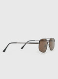 Elevation Aviator Sunglasses Bronze Brown