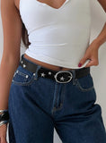 Ellara Belt Black Silver