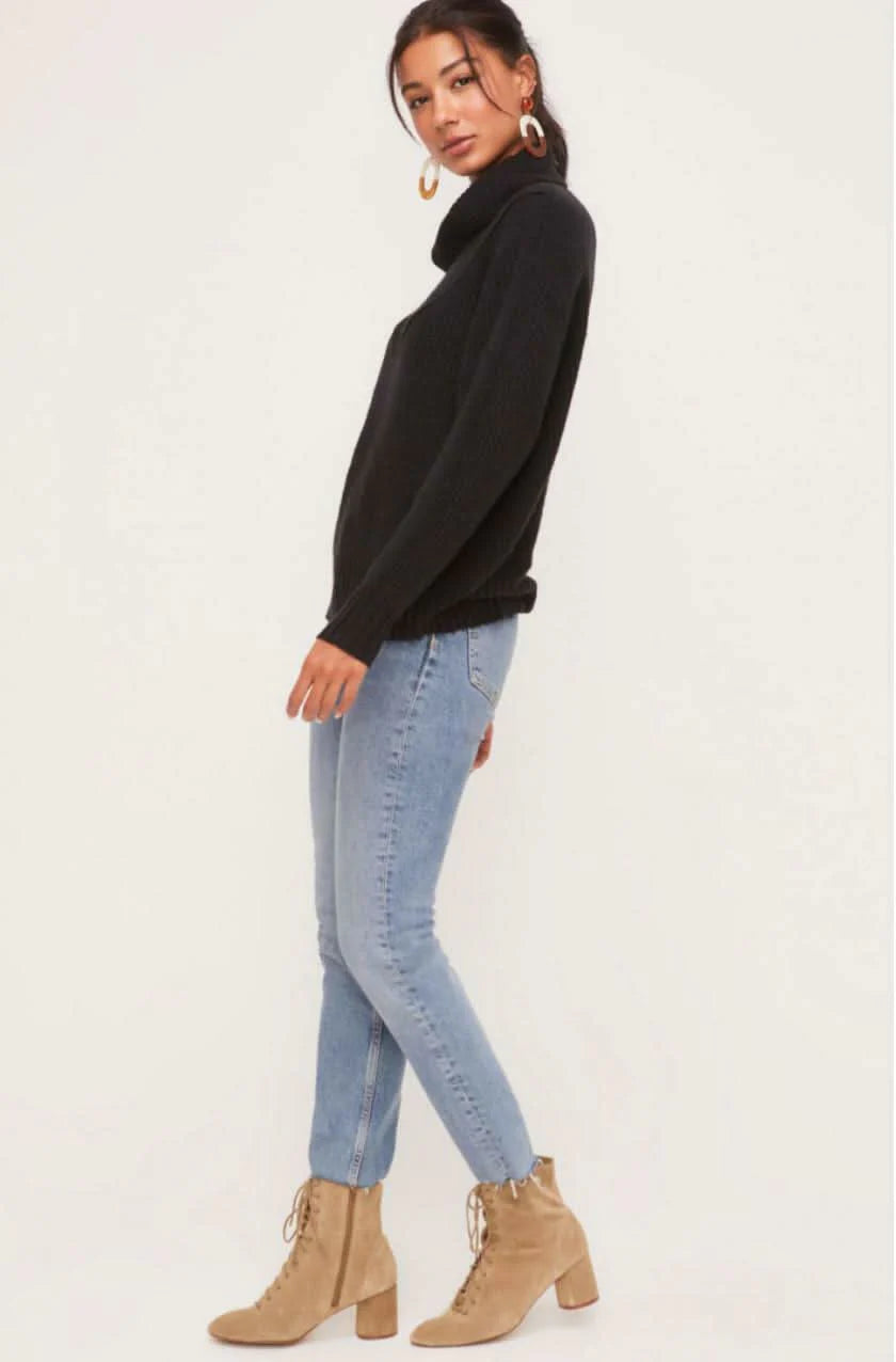 Joel Black Cowl Neck Sweater