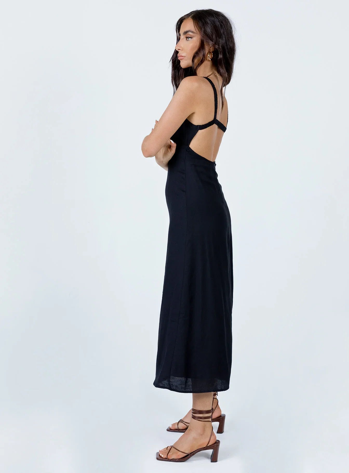 Georgia Midi Dress Black
