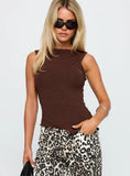 Lefort Tank Top Chocolate