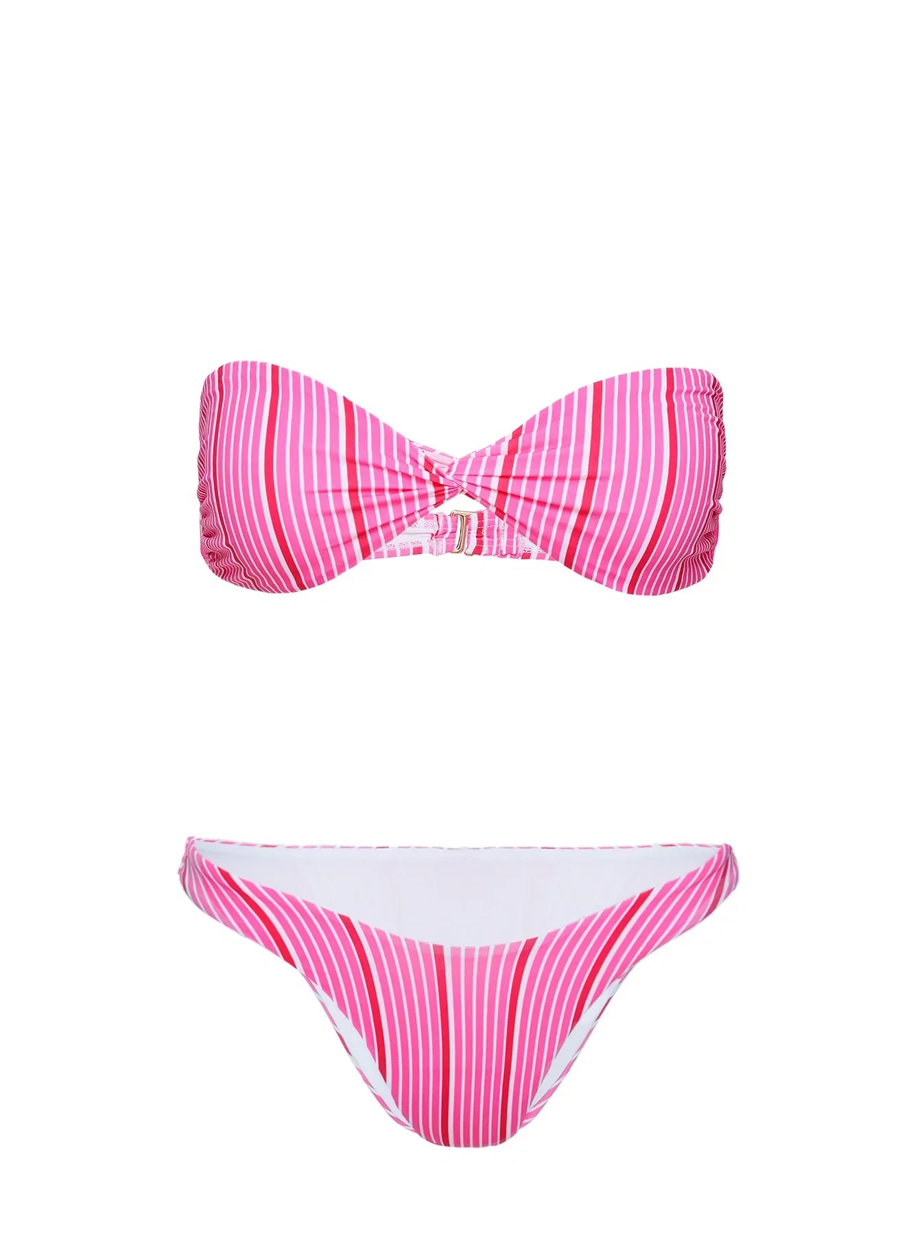Nevaeh Bikini Bottoms Pink Stripe