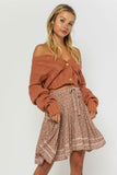Sara Aragon Knit Cardigan Sweater