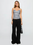 Clear Vision Top Grey Stripe