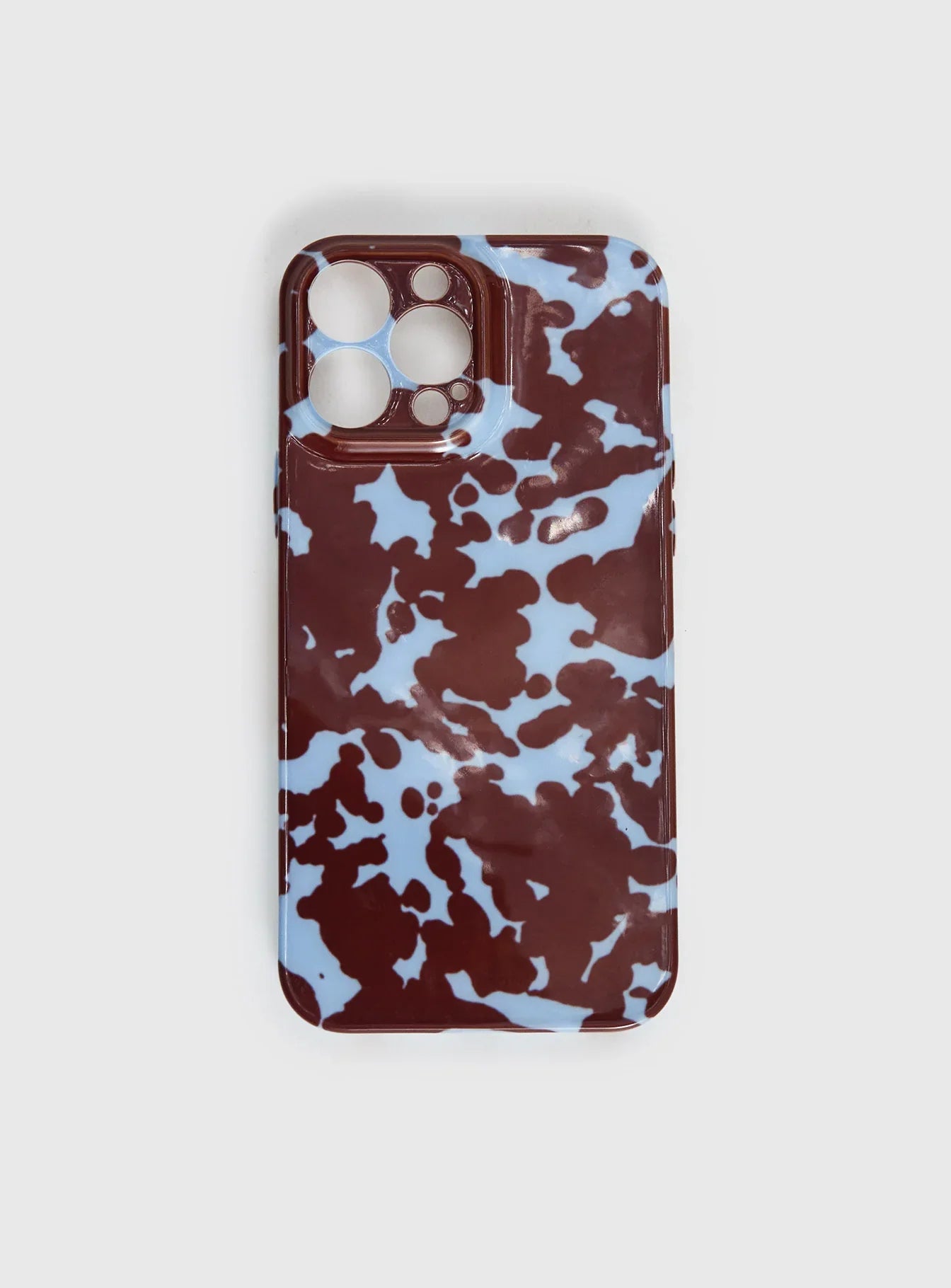 Entrancing iPhone Case Blue Red