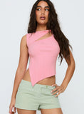 Realyze Cut Out Top Pink
