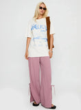 Galicia Spain Graphic Tee White Blue