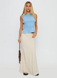 Read My Soul Bead Detail Top Blue