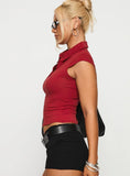 Prodigy Collared Polo Top Red