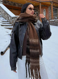 Eunoia Scarf Beige Brown