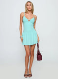 Win Me Over Playsuit Blue
