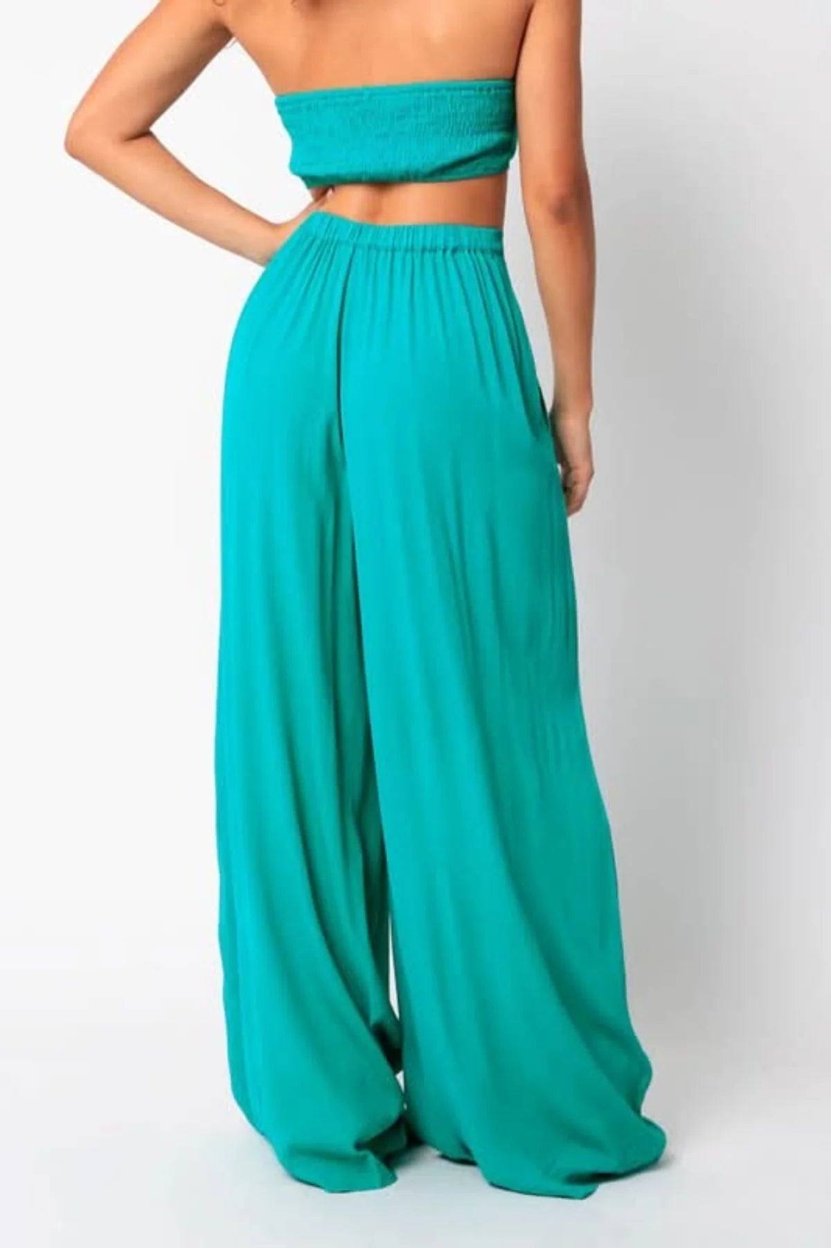 Fira Green Two Piece Jumpsuit