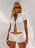 Sun Still Shines Crochet Set White