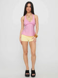 Enough Time Halter Top Pink Stripe