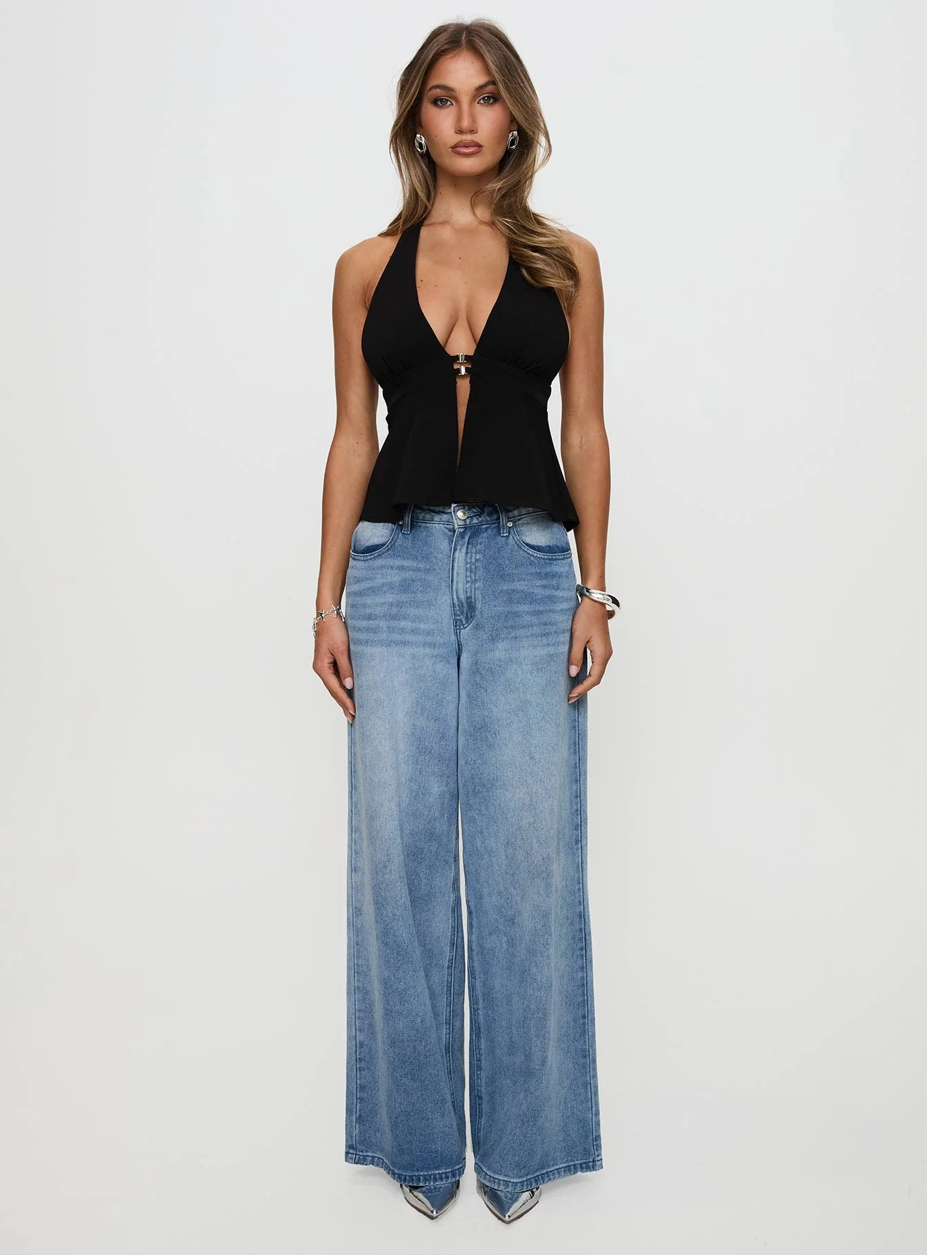 Brealle Halter Top Black