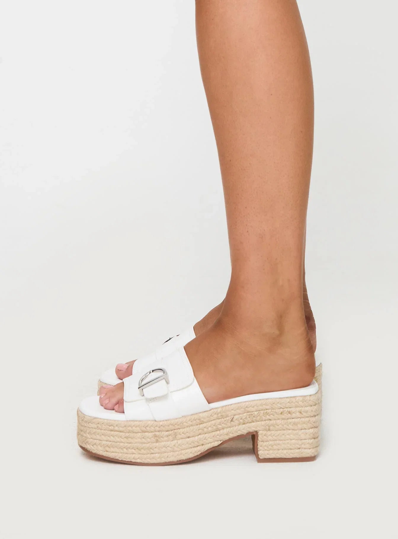 Brook Heels White