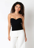 Becca Black Twist Knot Tube Top