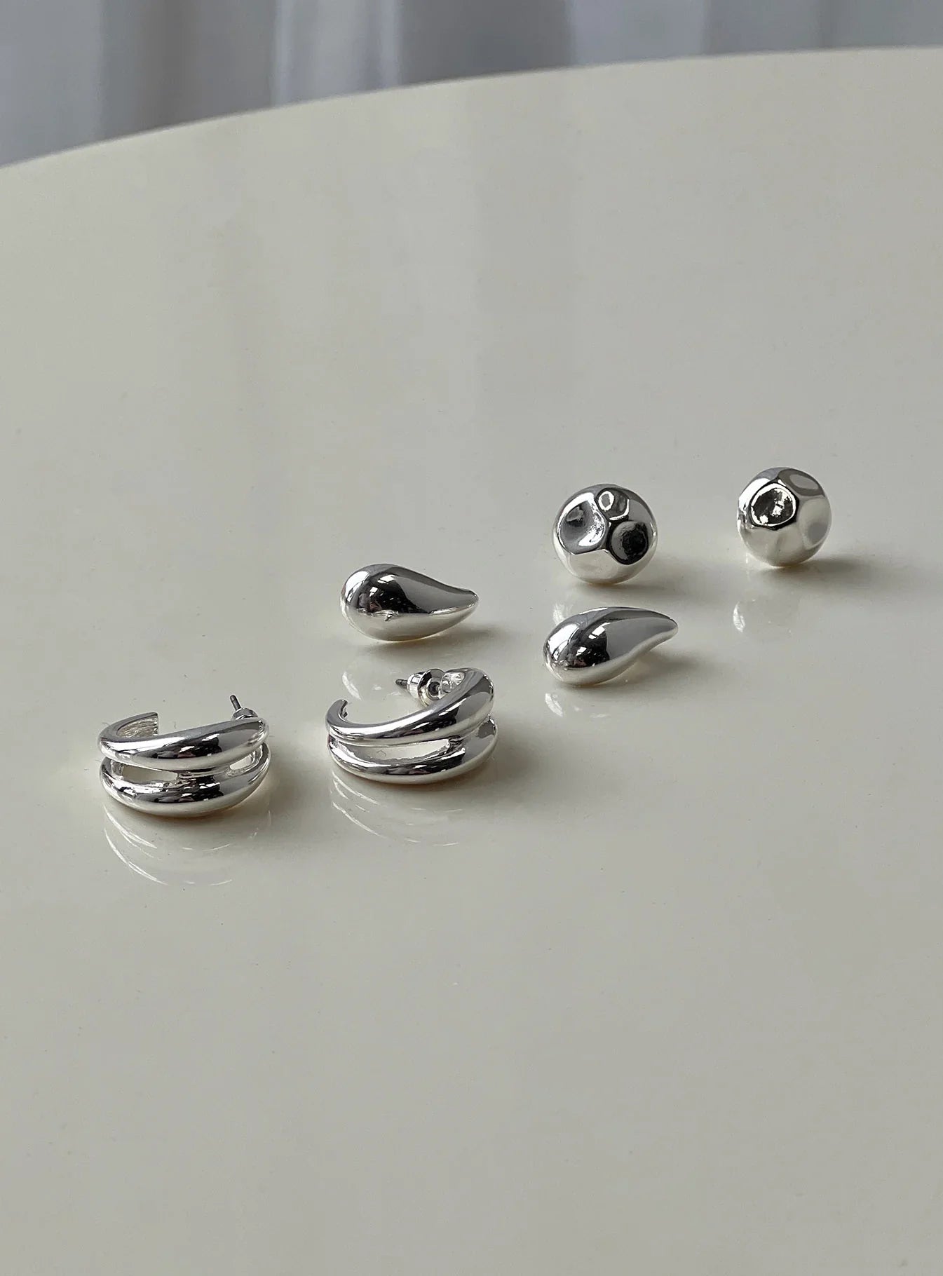 Run The Party Earring Pack Silver