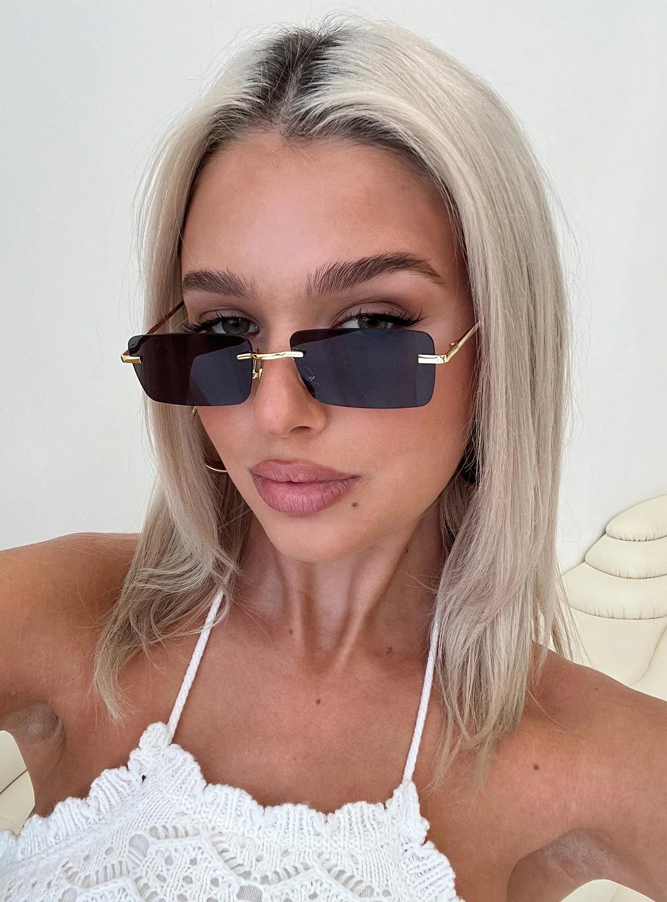 Indi Sunglasses Black Gold