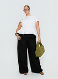 Pedra Wide Leg Pant Black Curve
