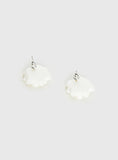 Livvy Floral Stud Earrings White