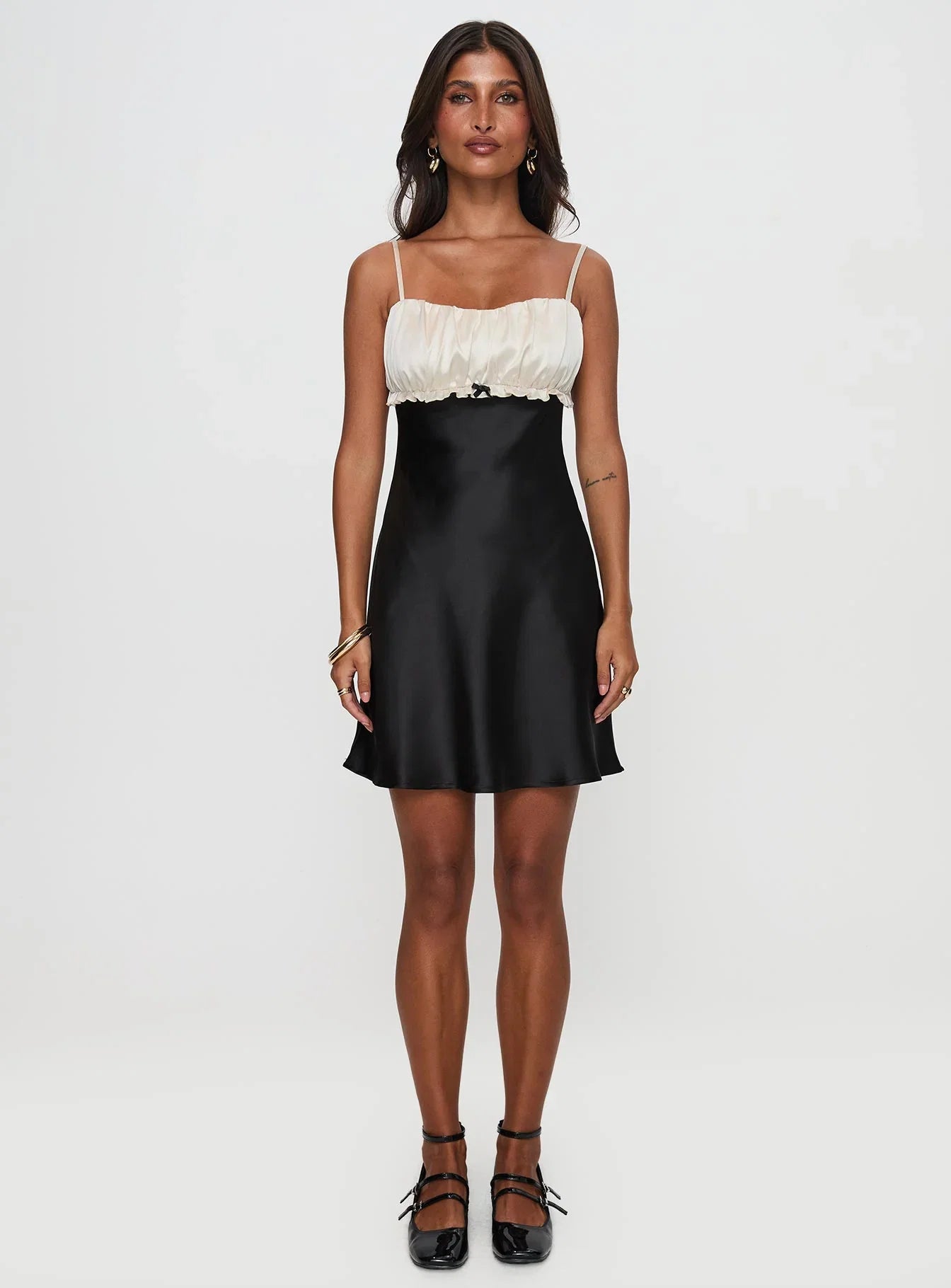 Cacciatore Mini Dress Black Cream