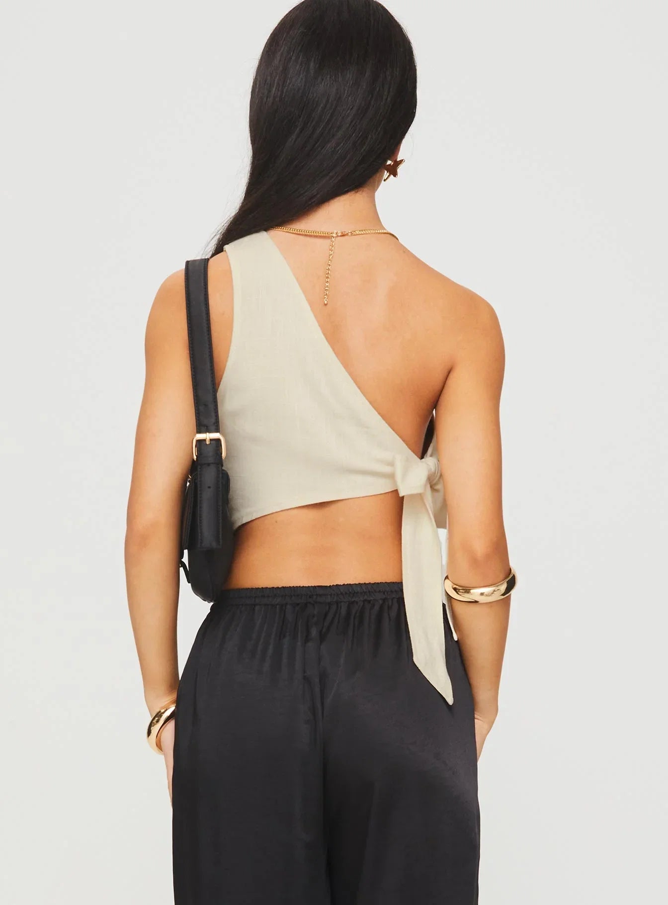 Frankle Top Cream black