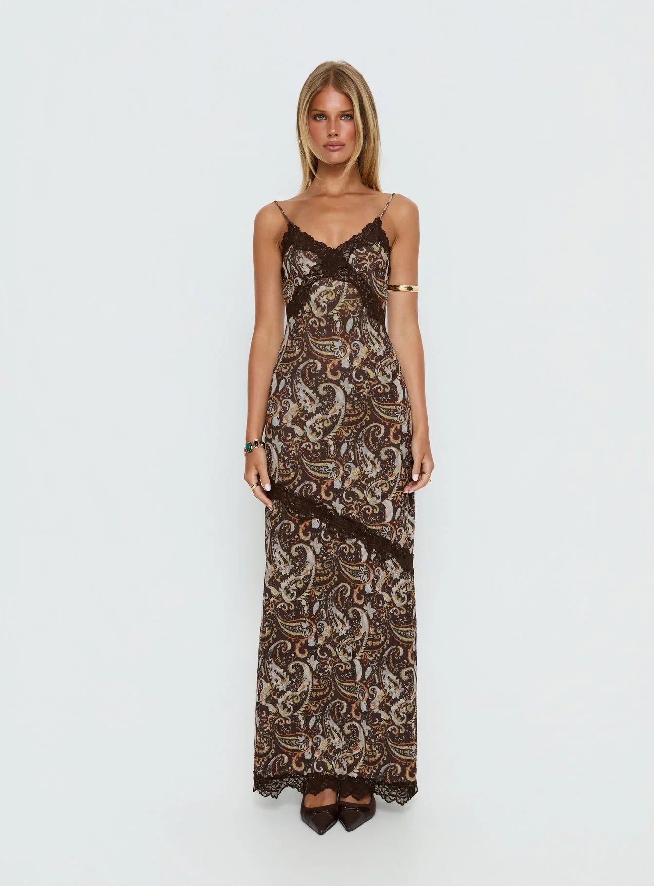 Musico Lace Maxi Dress Paisley