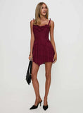 Dwyer Mini Dress Burgundy