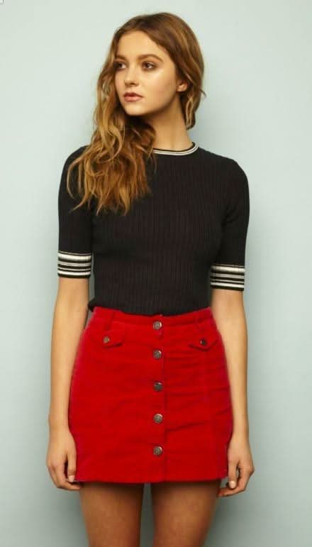 Ruled Out Black Ringer Sweater